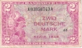 German Federal Republic 2 Deutsche Mark, 1948